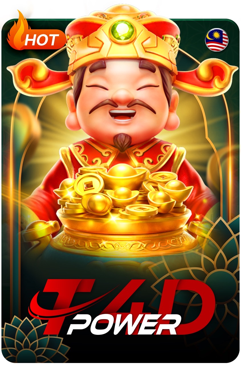 T4D Power lottery — God of Fortune with gold ingots, HOT