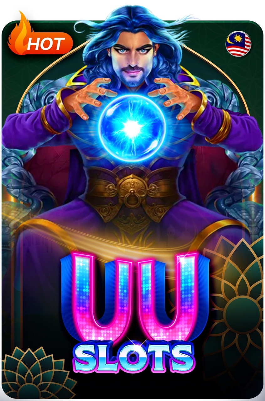 UU Slots — sorcerer with magic crystal ball, HOT